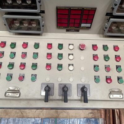 Control desk type panel